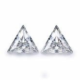 1 Carat Loose Moissanite White D Color TL 6.5mm VVS Certificate Triangle 6.5x6.5 - Syzjewelry
